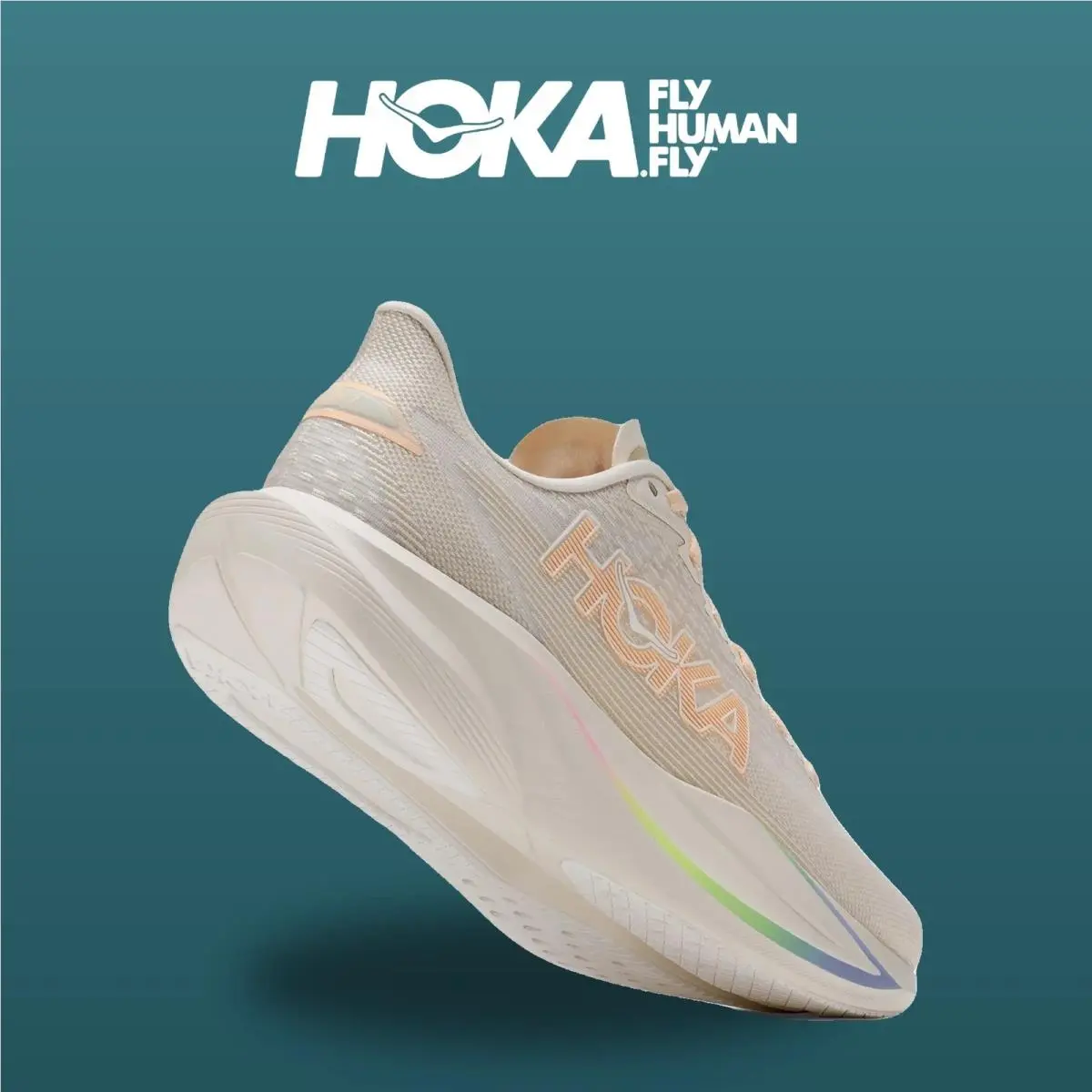 Hoka shoes - Mach 7 - Mach - 1171938-OST - Oat Milk/Alabaster 5