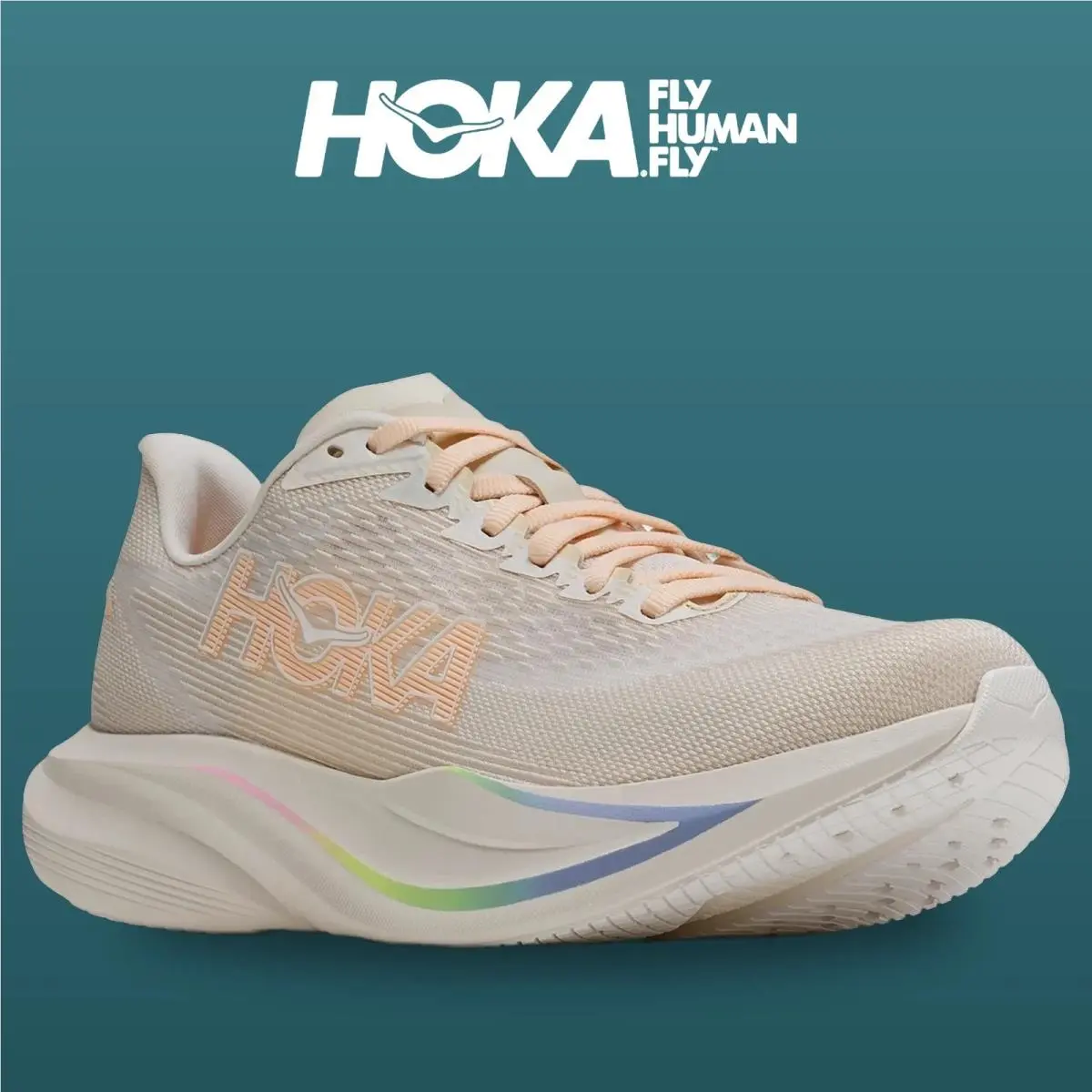 Hoka shoes - Mach 7 - Mach - 1171938-OST - Oat Milk/Alabaster 6