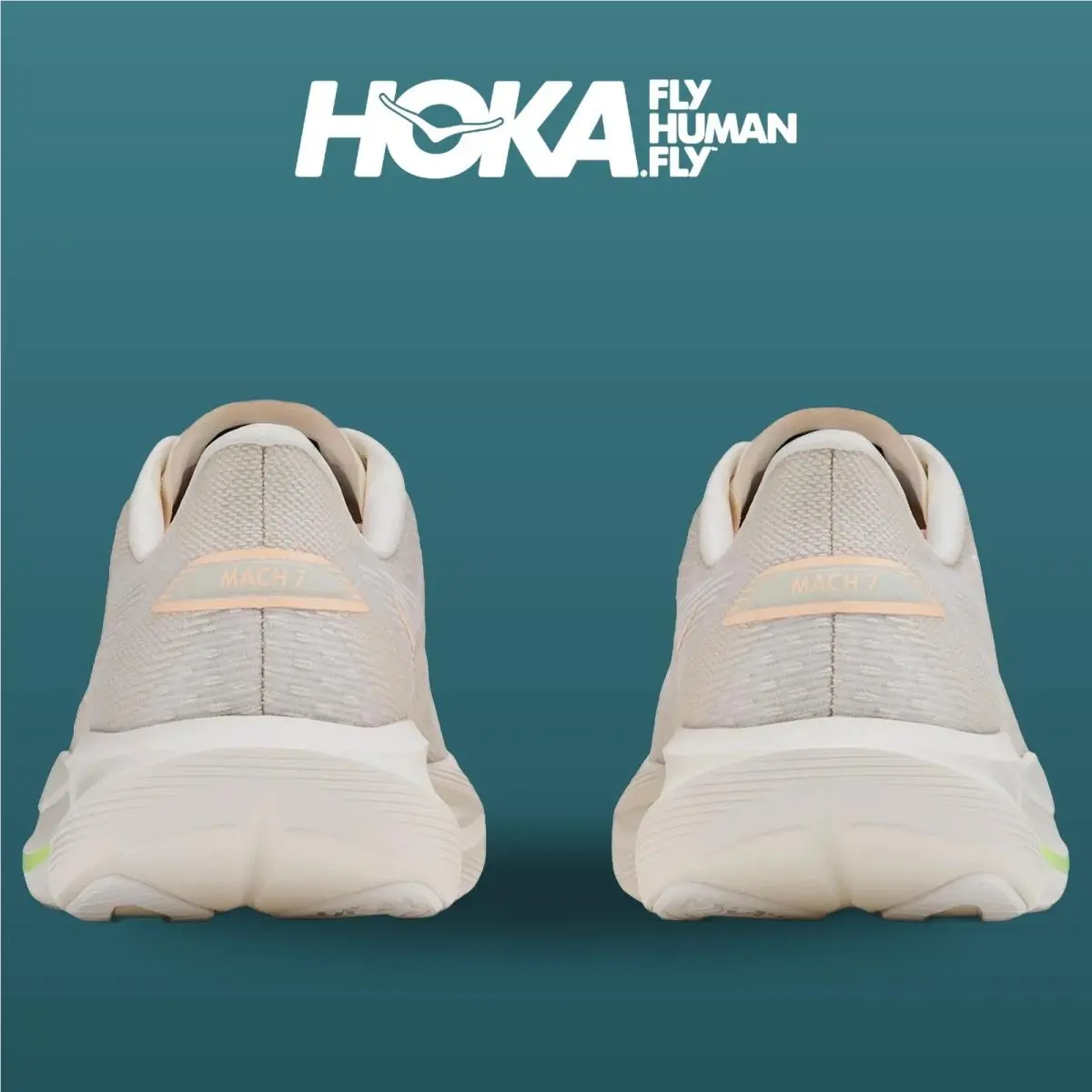 Hoka shoes - Mach 7 - Mach - 1171938-OST - Oat Milk/Alabaster 12