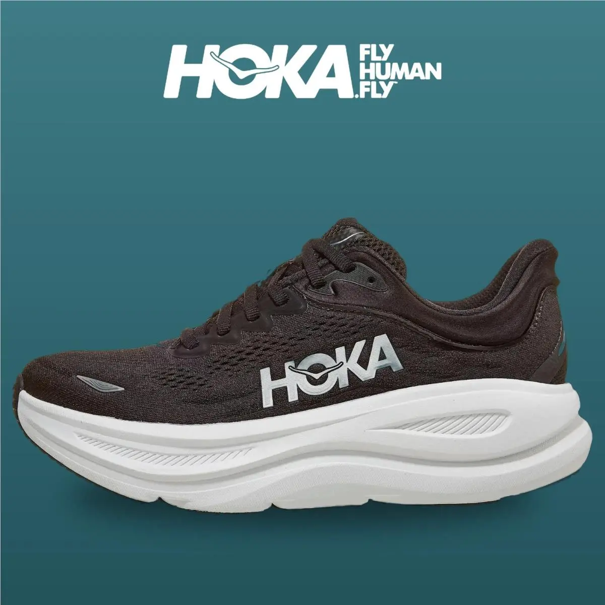 Hoka shoes - HOKA Bondi 9 Wide - Bondi Wide - 1162012-BWHT - Black/White 6