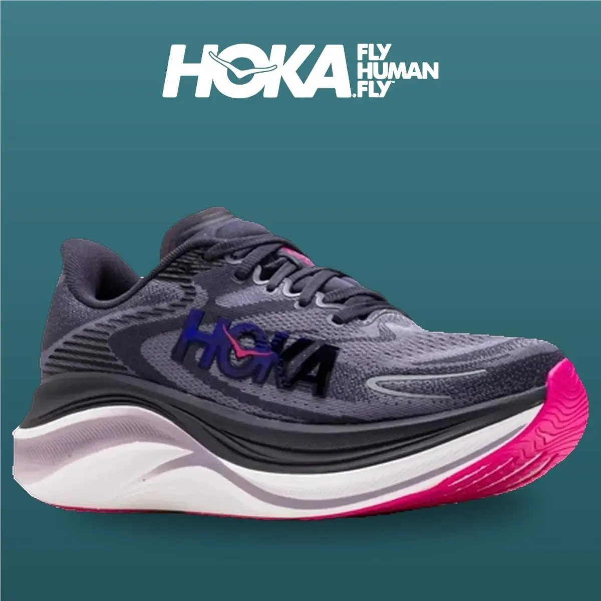 Hoka shoes - Skyward X 2 - Skyward - 1171926-SGNF - Squid Ink/Neon Nebula 10