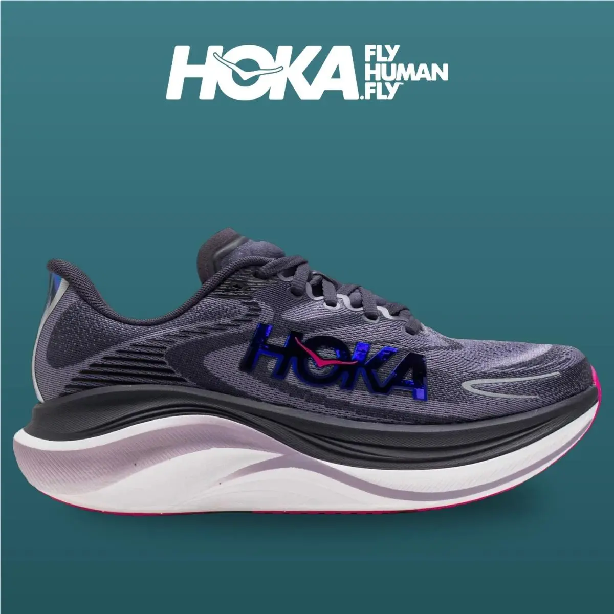 Hoka shoes - Skyward X 2 - Skyward - 1171926-SGNF - Squid Ink/Neon Nebula 6