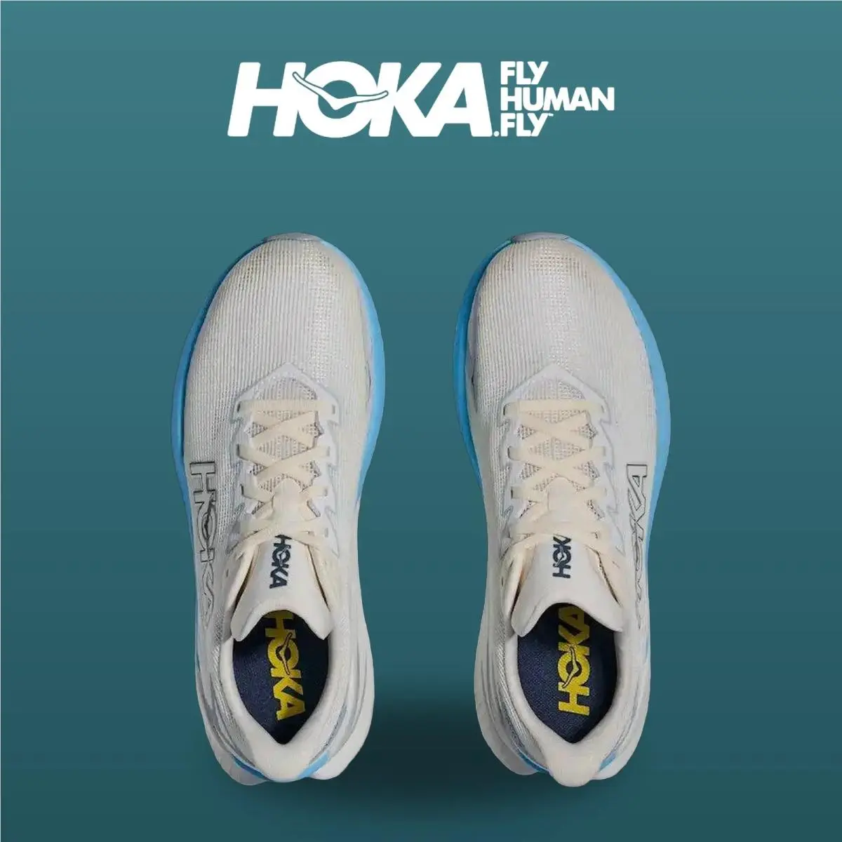 Hoka shoes - Mach X 3 - Mach - 1168721-WBS - White/Alabaster 0