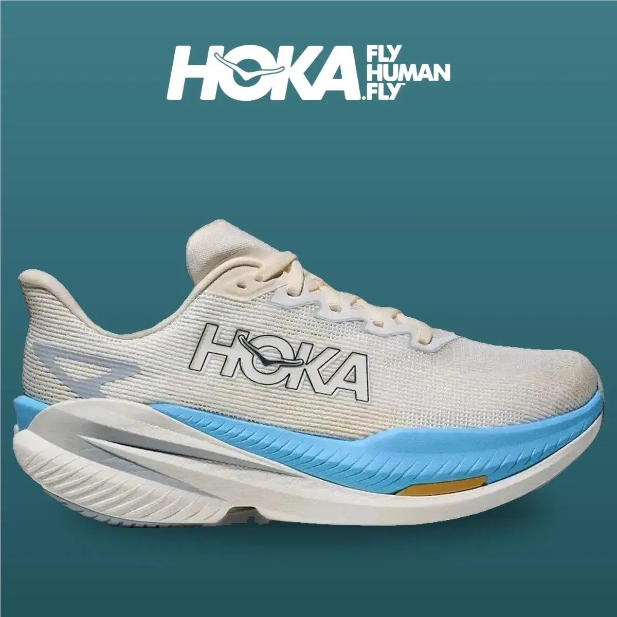 Hoka shoes - Mach X 3 - Mach - 1168721-WBS - White/Alabaster 4