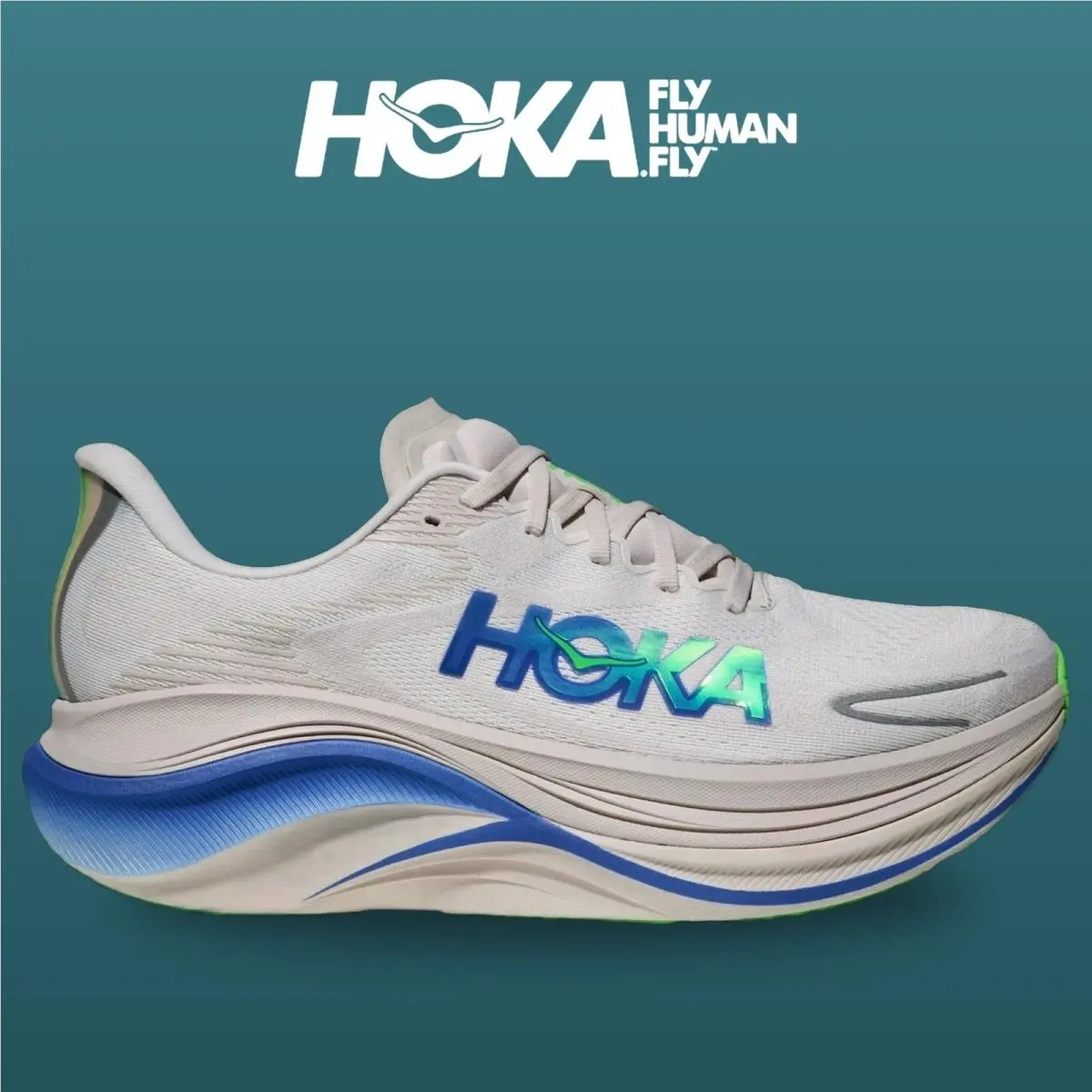 Hoka shoes - Skyward X 2 - Skyward - 1171925-GTCB - Grout/Cobalt 10