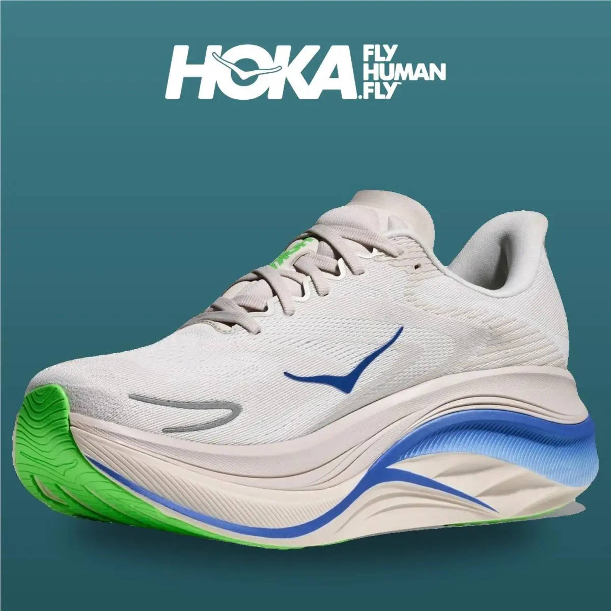 Hoka shoes - Skyward X 2 - Skyward - 1171925-GTCB - Grout/Cobalt 18