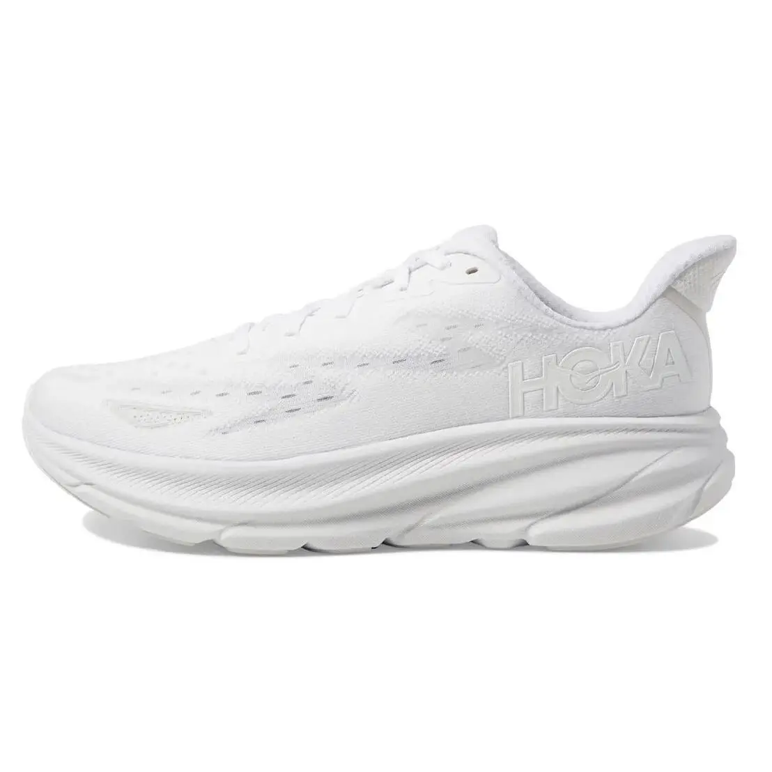 Hoka shoes - Hoka One One Clifton 9 - White White 10