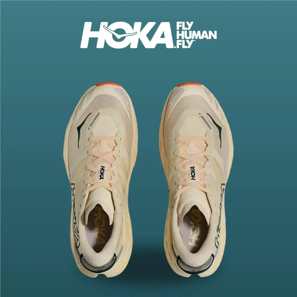 Hoka shoes - Speedgoat 7 - Speedgoat - 1171928-VMR - Vintage Yellow/Tumeric 7