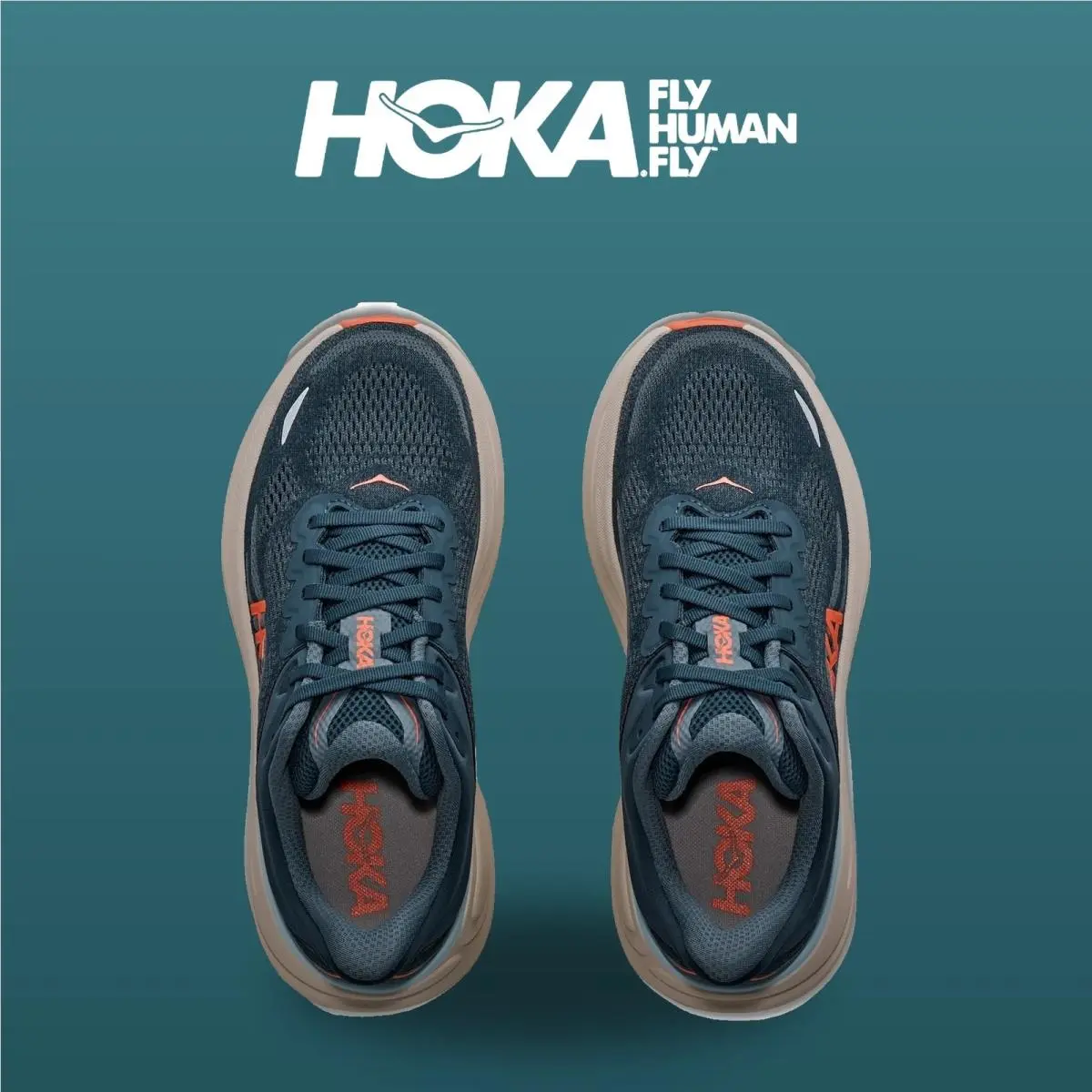 Hoka shoes - Bondi 9 - Bondi - 1162012-FDNV - Faded Navy/Slate Blue 9