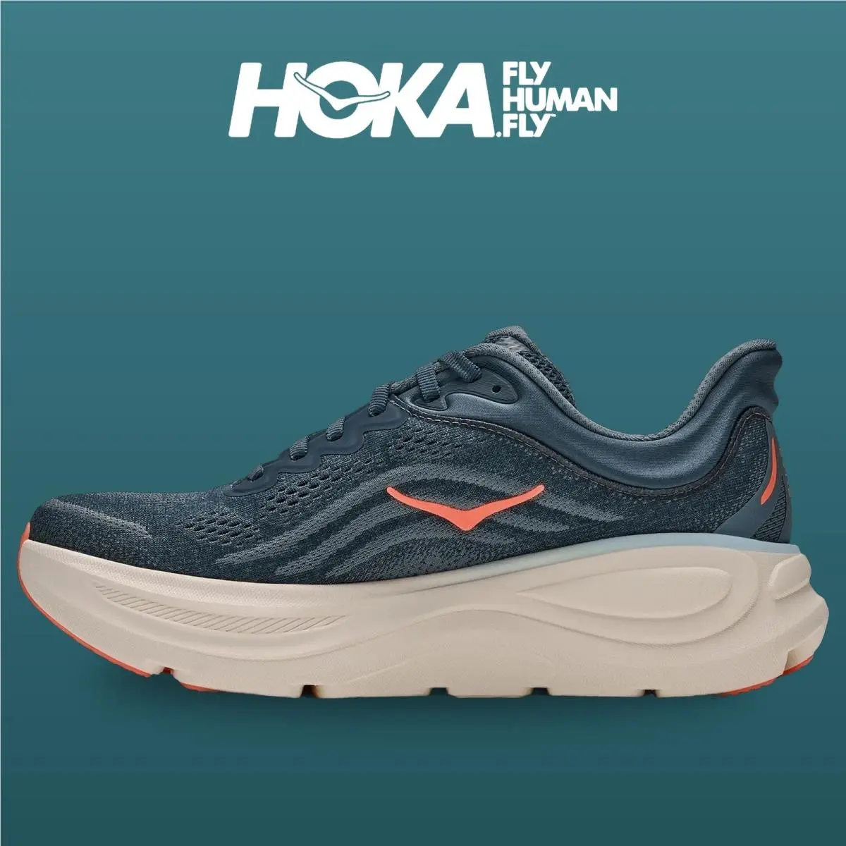 Hoka shoes - Bondi 9 - Bondi - 1162012-FDNV - Faded Navy/Slate Blue 11