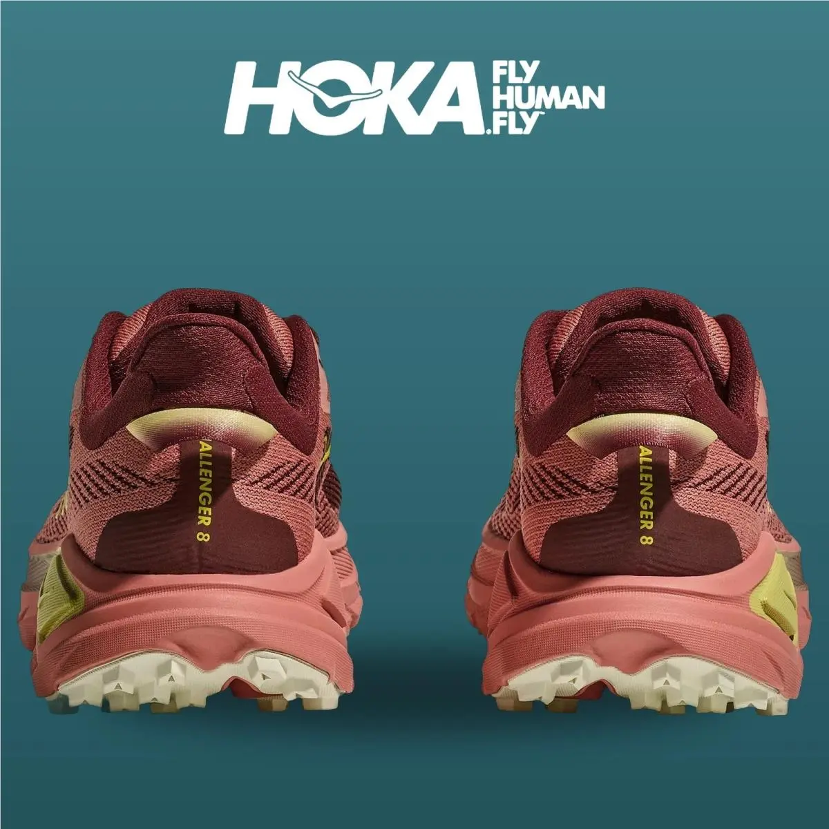Hoka shoes - Challenger 8 - Challenger - 1168717-BSHD - Blush/Dark Cedar 3