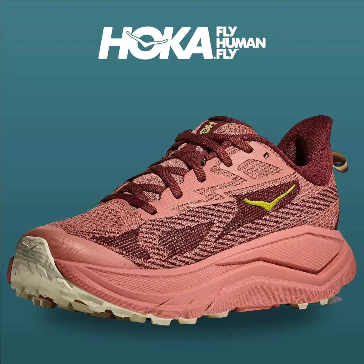 Hoka shoes - Challenger 8 - Challenger - 1168717-BSHD - Blush/Dark Cedar 14
