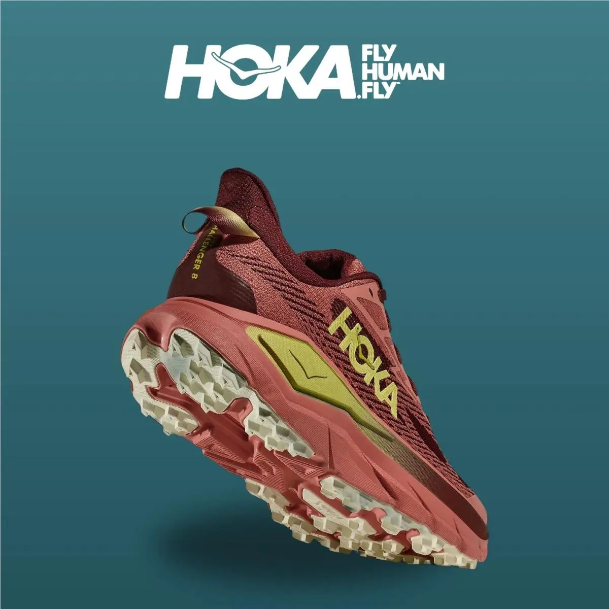 Hoka shoes - Challenger 8 - Challenger - 1168717-BSHD - Blush/Dark Cedar 15
