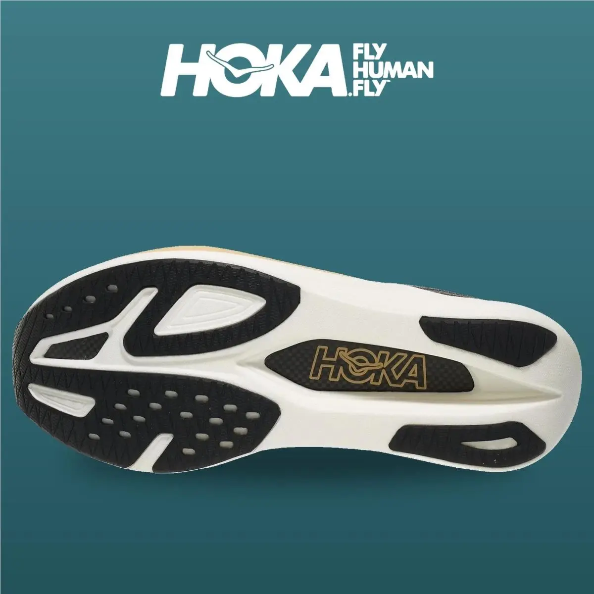 Hoka shoes - Rocket X 3 - Rocket - 1168724-BKGD - Black/Gold 9