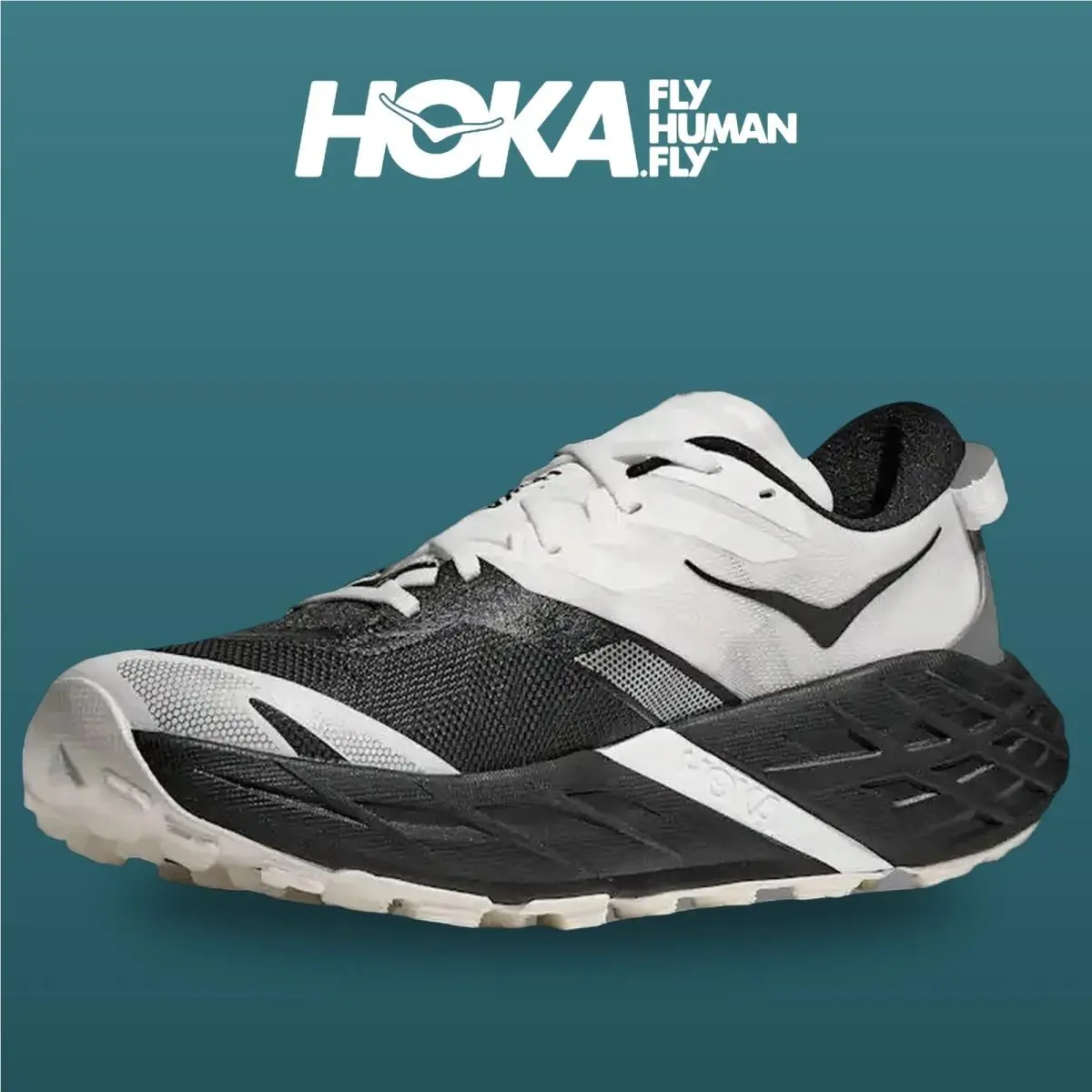 Hoka shoes - HOKA Speedgoat 7 Wide - Speedgoat Wide - 1171928-BWHT - Black/White 11