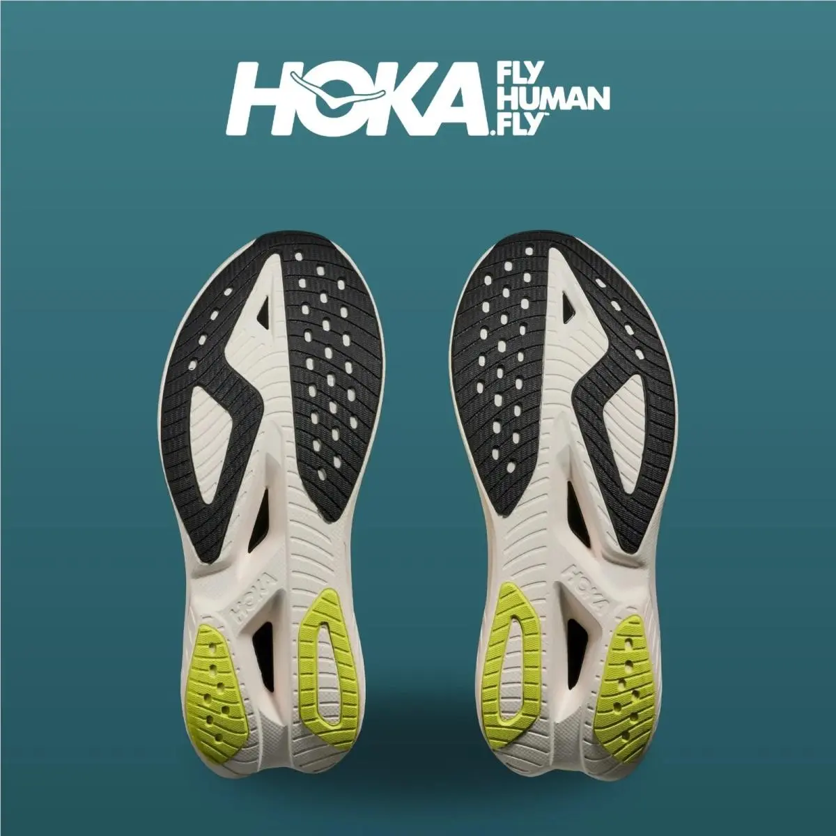 Hoka shoes - Mach X 3 - Mach - 1168721-WNL - White/Neon Lime 10