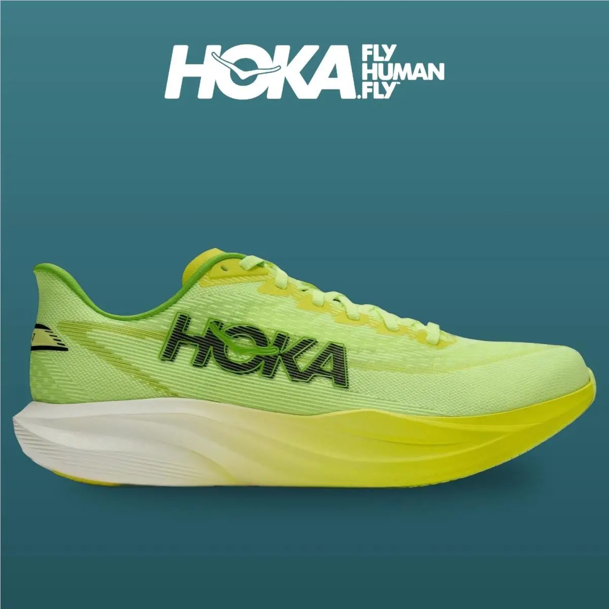 Hoka shoes - Mach 7 - Mach - 1171904-NZH - Neon Yuzu/HOKA Citrus 8
