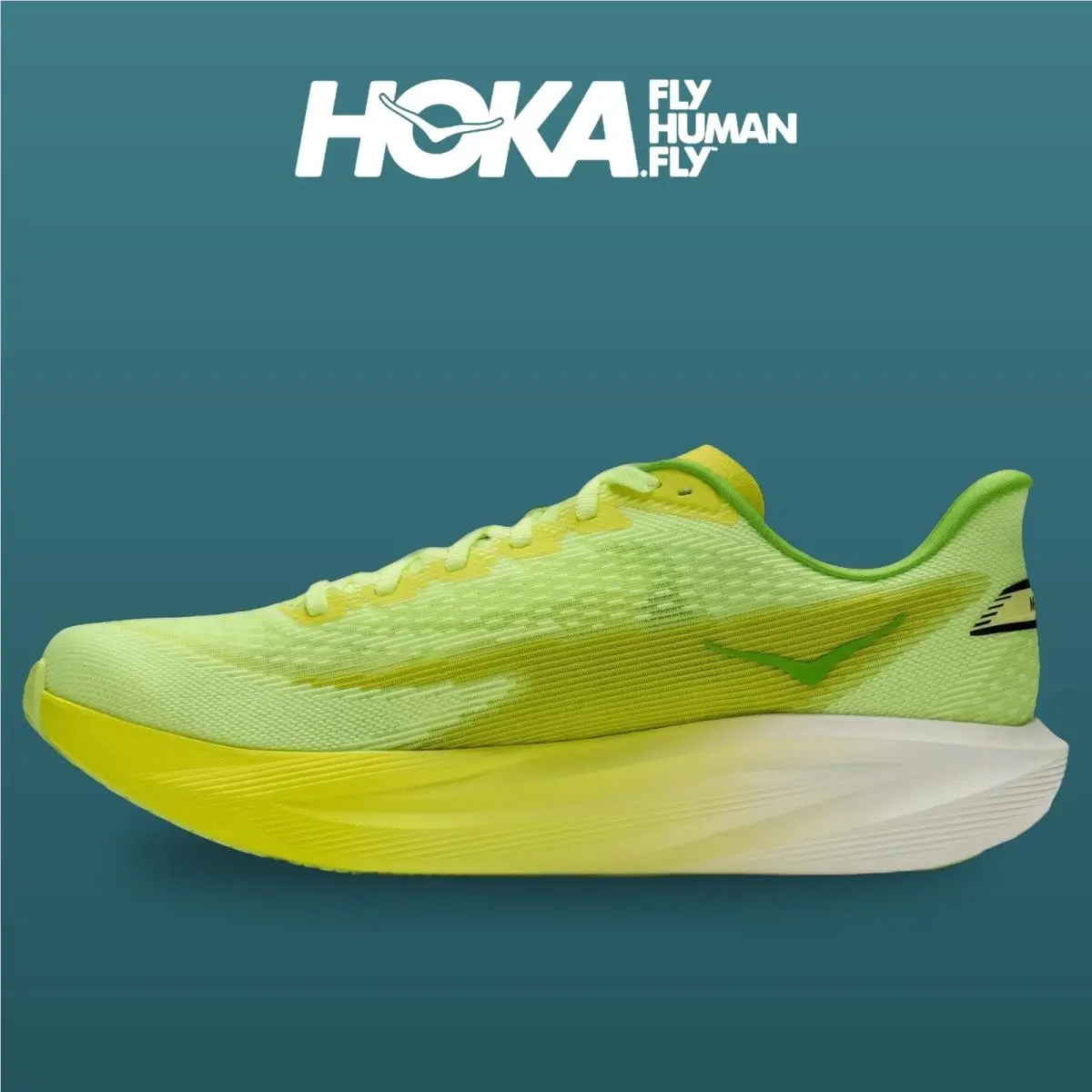 Hoka shoes - Mach 7 - Mach - 1171904-NZH - Neon Yuzu/HOKA Citrus 11