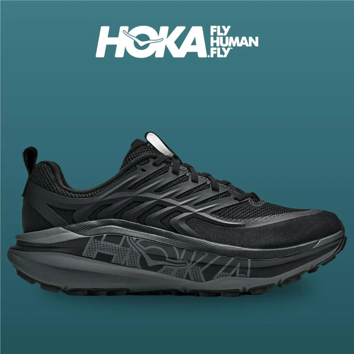 Hoka shoes - Stinson 8 - Stinson - 1176637-BCKT - Black/Outer Orbit 8