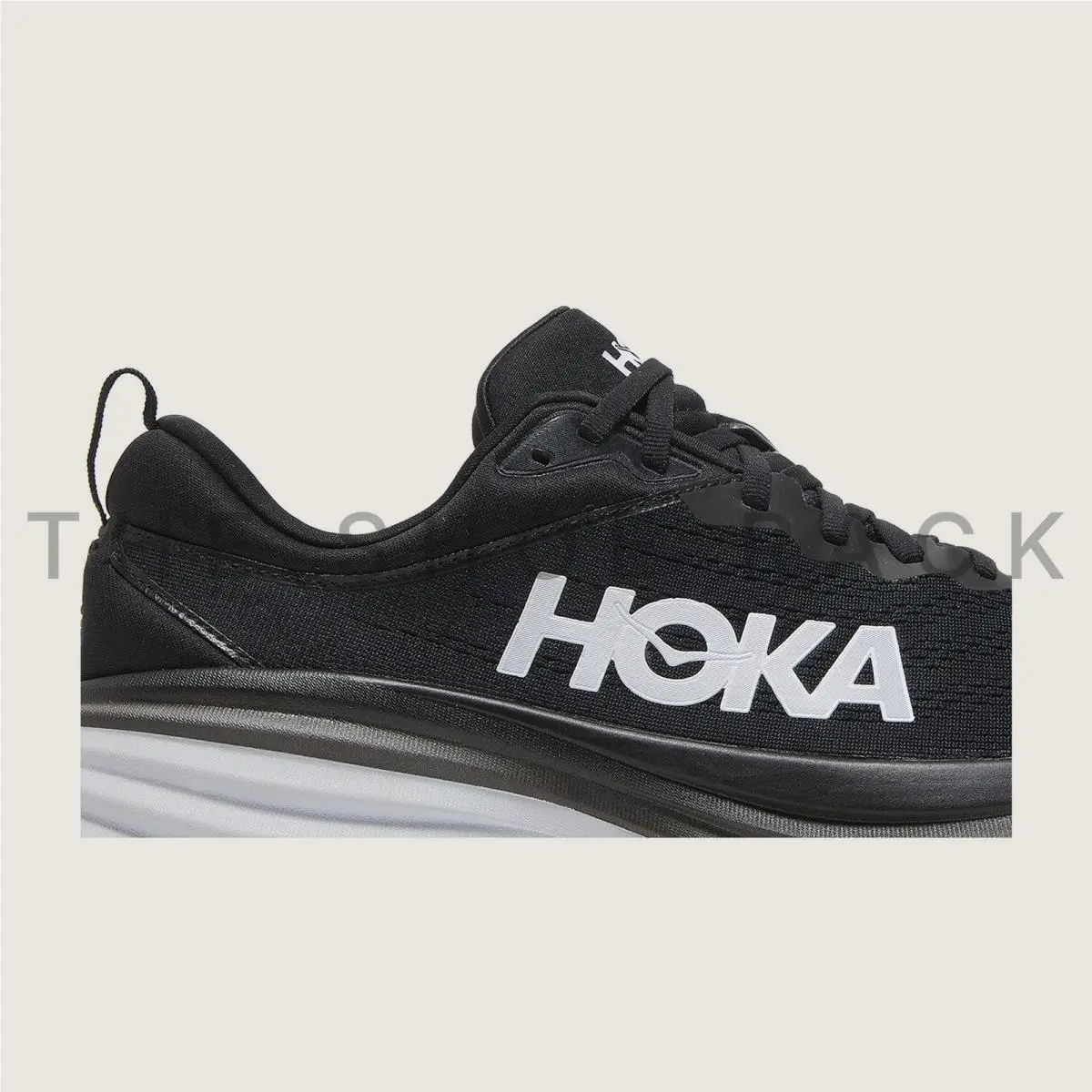 Hoka shoes - Hoka One One Bondi 8 - 1123202-BWHT - Black 1