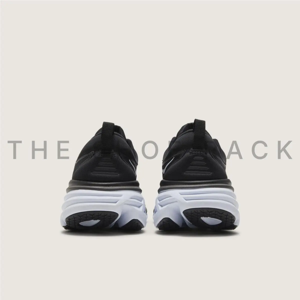 Hoka shoes - Hoka One One Bondi 8 - 1123202-BWHT - Black 5