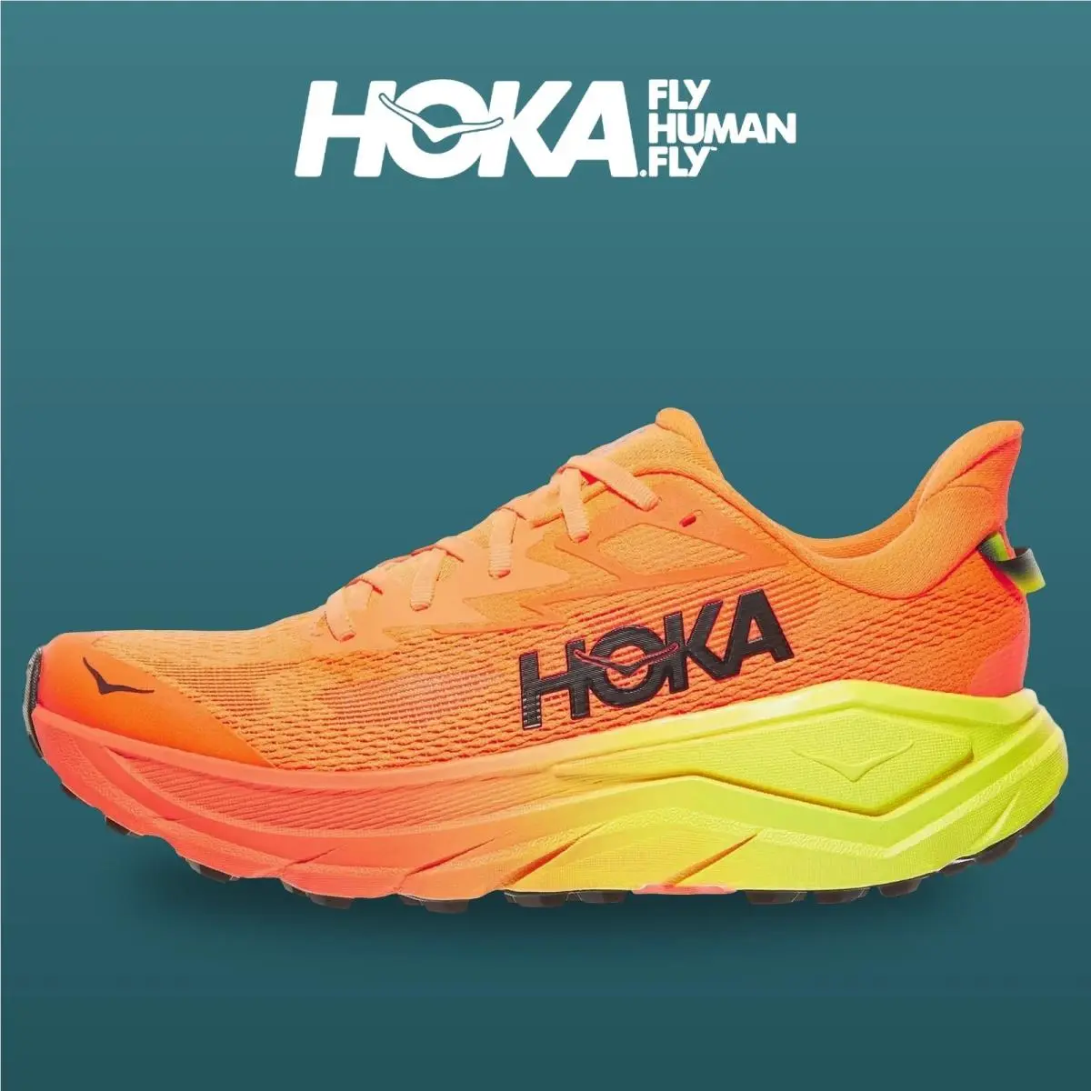 Hoka shoes - Challenger 8 - Challenger - 1168716-NNGR - Neon Tangerine/Citrus 5