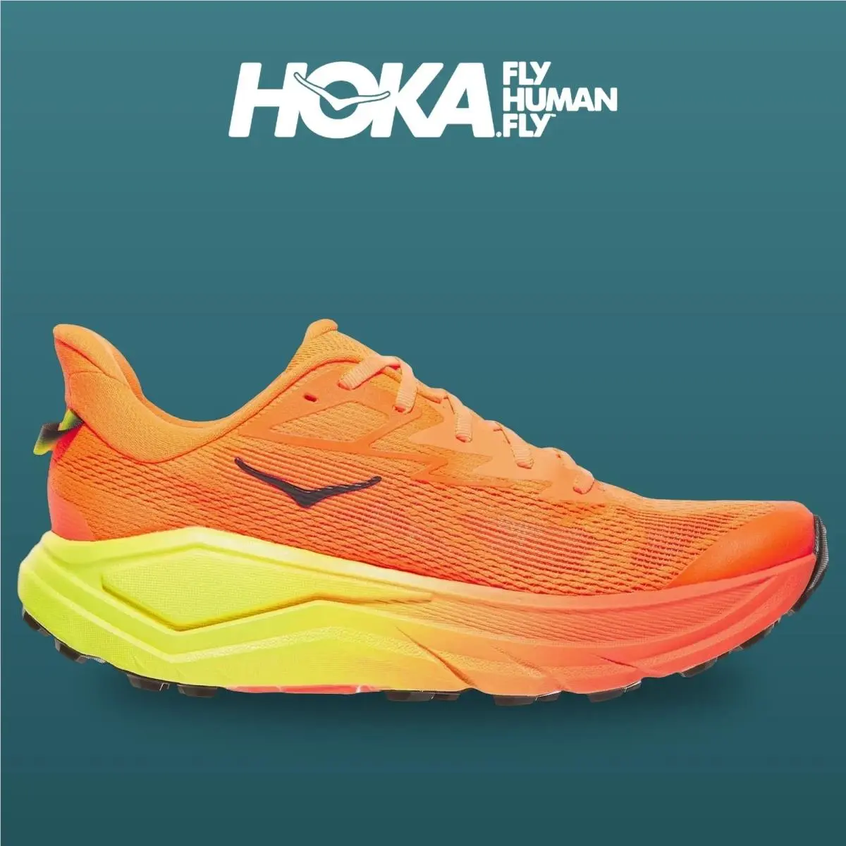 Hoka shoes - Challenger 8 - Challenger - 1168716-NNGR - Neon Tangerine/Citrus 7