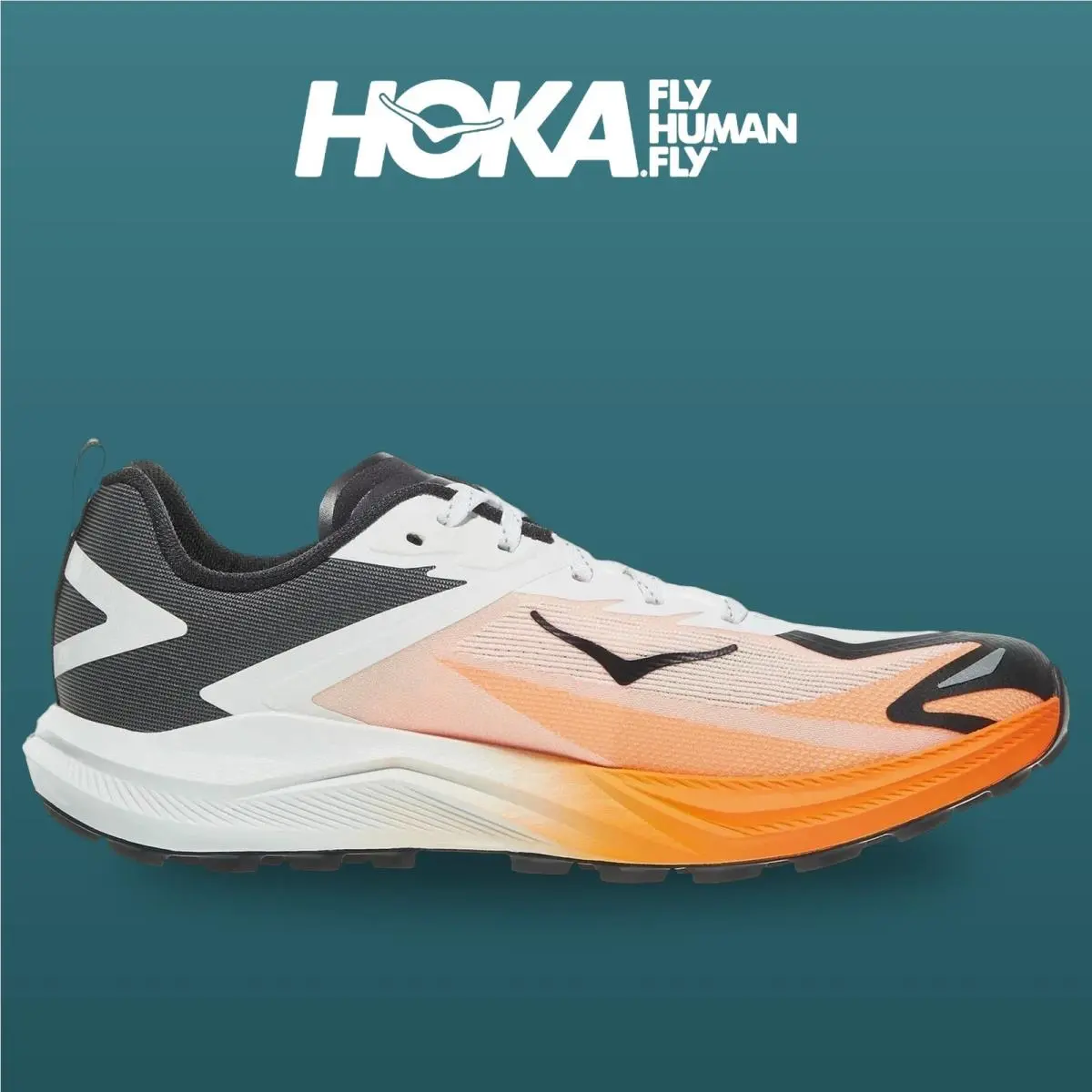 Hoka shoes - Zinal 3 - Zinal - 1171953-FNTN - Frost/Neon Tangerine 1