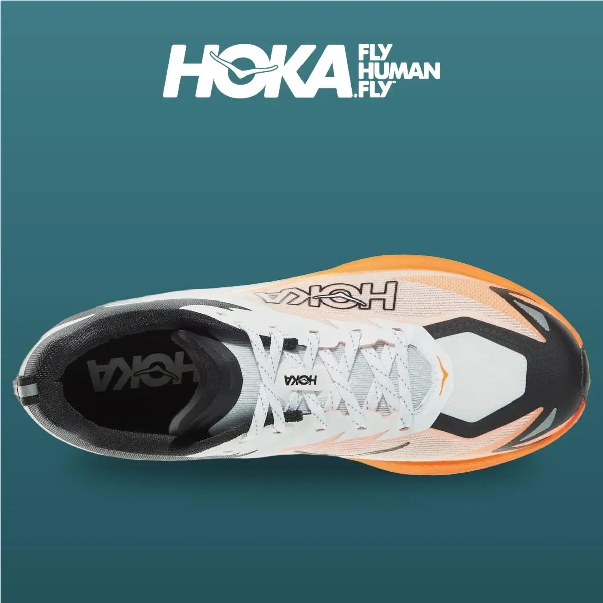 Hoka shoes - Zinal 3 - Zinal - 1171953-FNTN - Frost/Neon Tangerine 9