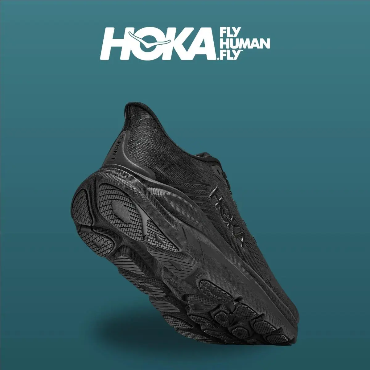 Hoka shoes - HOKA Clifton 11 Wide - Clifton Wide - 1176572-BBLC - Black 14