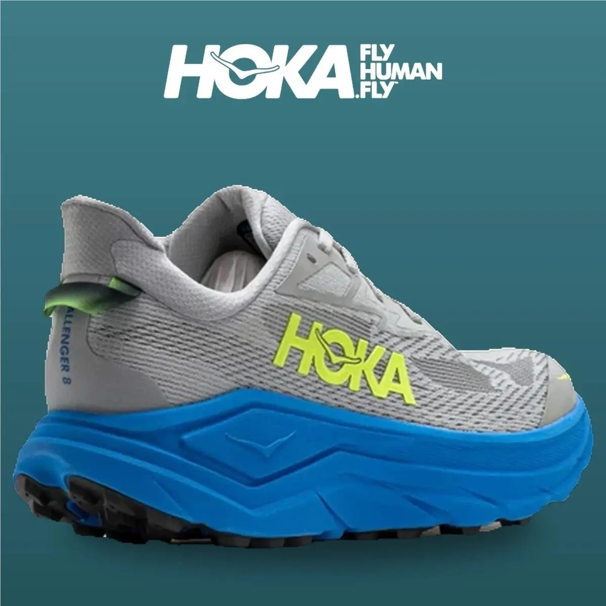 Hoka shoes - HOKA Challenger 8 Wide - Challenger Wide - 1168716-STVR - Stardust/Virtual Blue 4