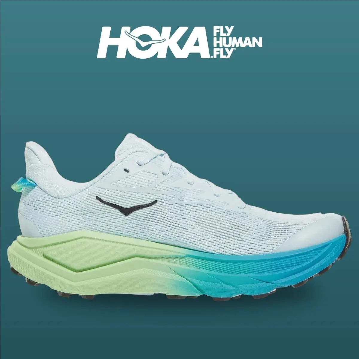 Hoka shoes - Challenger 8 - Challenger - 1168717-GBLT - Glimmering Blue/Tart Apple 7