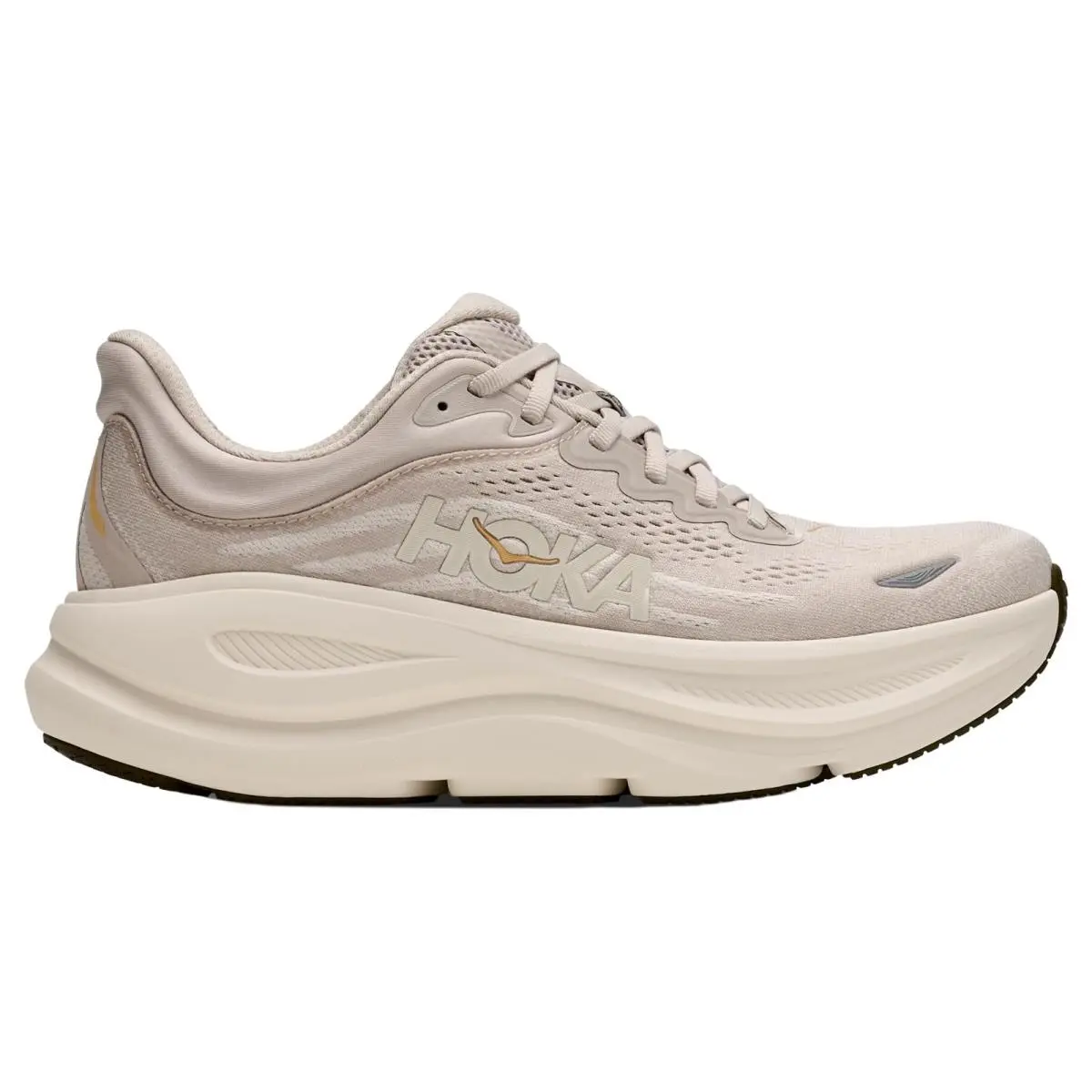 Hoka Bondi 9 Women`s Running Shoes River Rock Grey/alabaster