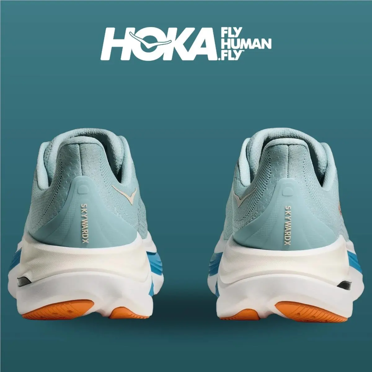 Hoka shoes - Skyward X - Skyward - 1147911-CSLP - Clear Sea/Alpine Blue 14
