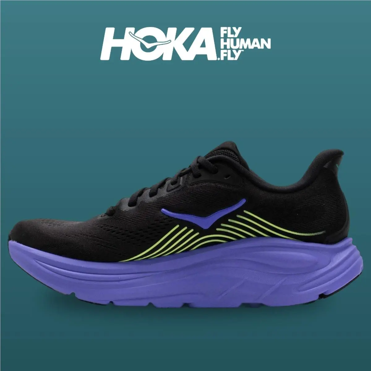 Hoka shoes - Clifton 11 - Clifton - 1176572-BNNY - Black/Neon Yuzu 0