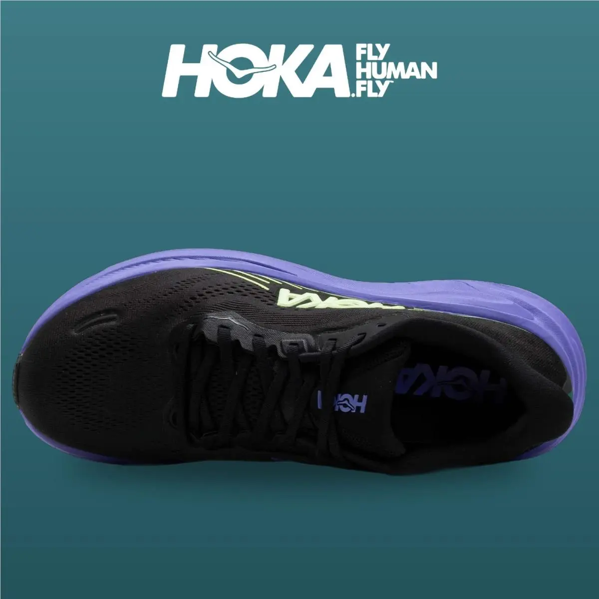 Hoka shoes - Clifton 11 - Clifton - 1176572-BNNY - Black/Neon Yuzu 8
