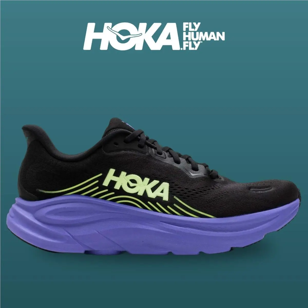Hoka shoes - Clifton 11 - Clifton - 1176572-BNNY - Black/Neon Yuzu 6