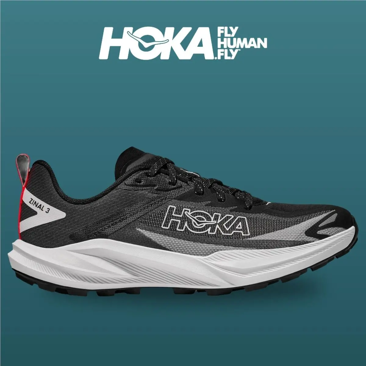 Hoka shoes - Zinal 3 - Zinal - 1171953-BWHT - Black/White 4