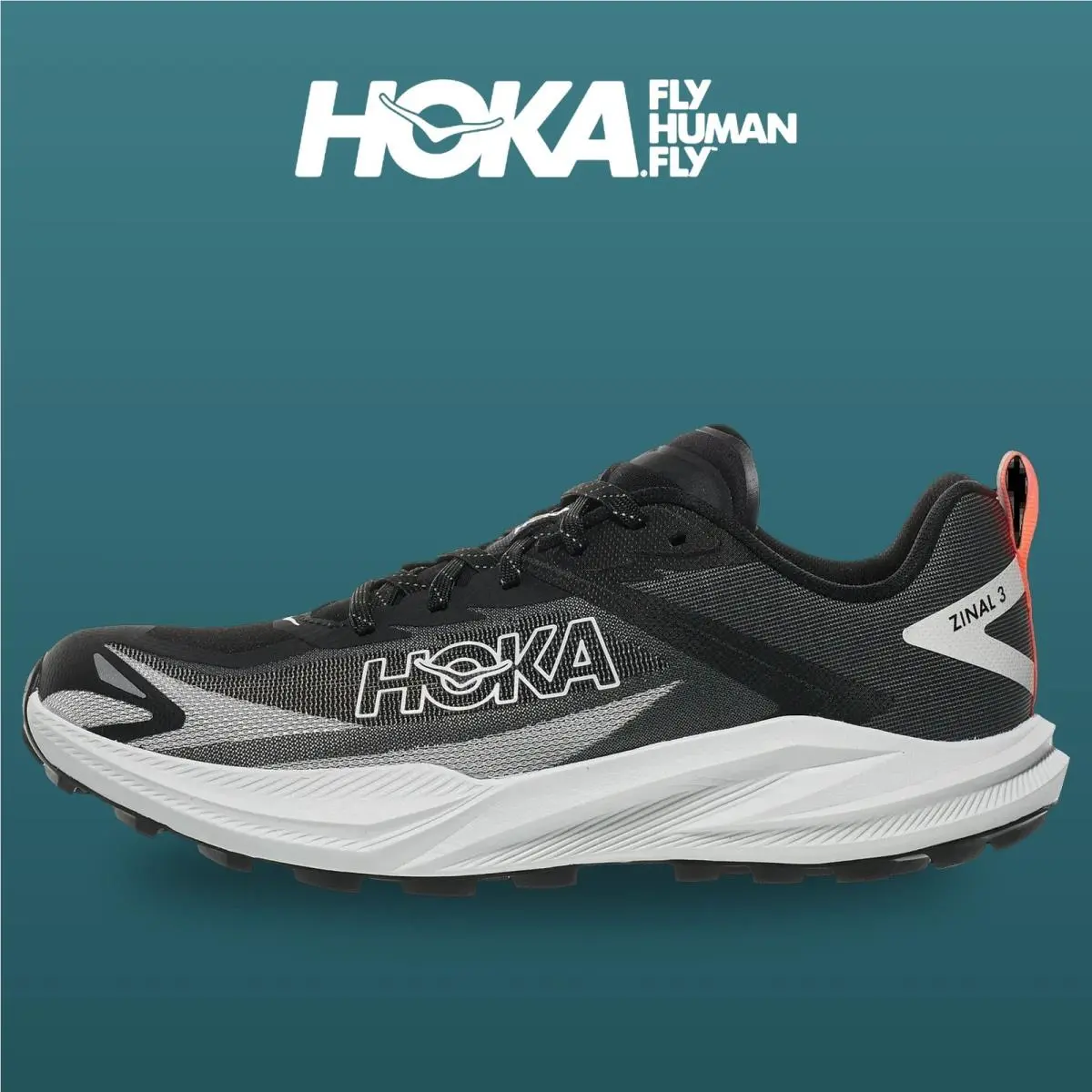 Hoka shoes - Zinal 3 - Zinal - 1171953-BWHT - Black/White 6