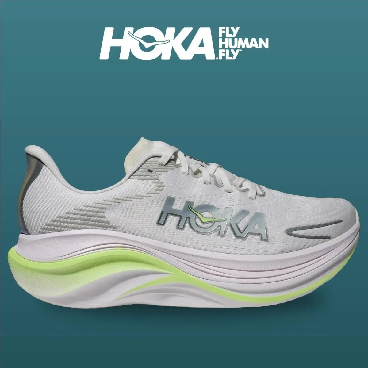 Hoka shoes - Skyward X 2 - Skyward - 1171925-WTNN - White/Neon Yuzu 8