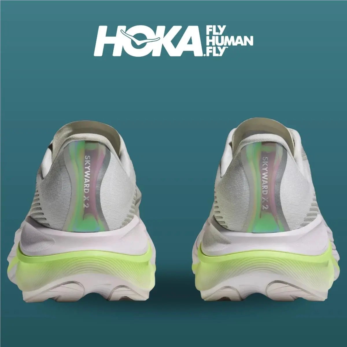 Hoka shoes - Skyward X 2 - Skyward - 1171925-WTNN - White/Neon Yuzu 12