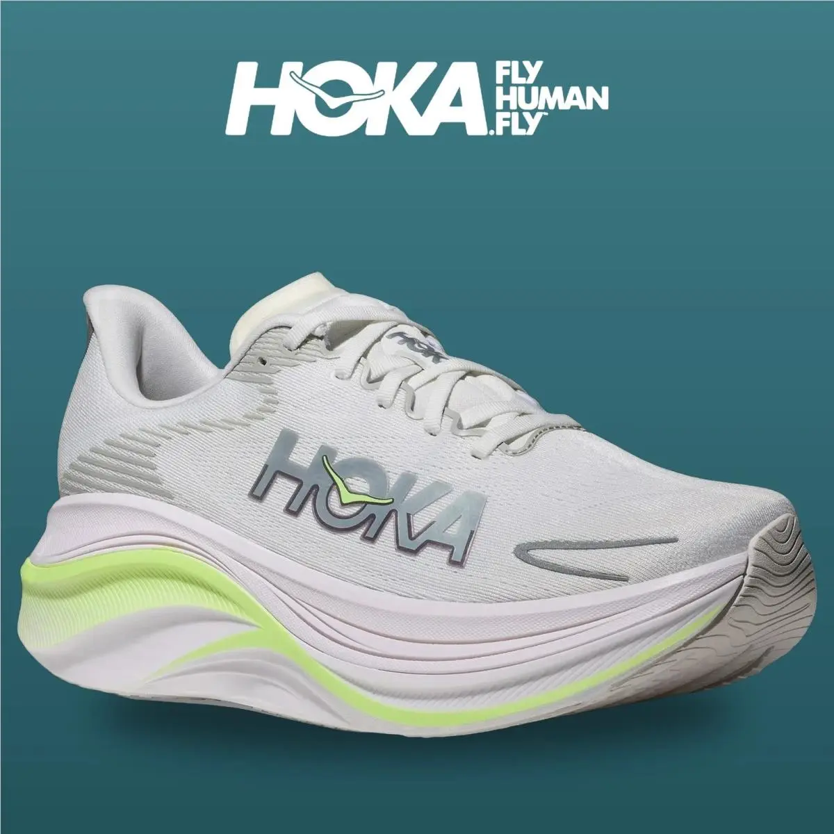 Hoka shoes - Skyward X 2 - Skyward - 1171925-WTNN - White/Neon Yuzu 13