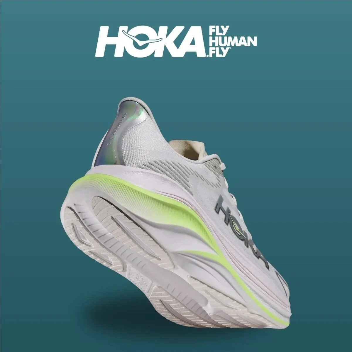 Hoka shoes - Skyward X 2 - Skyward - 1171925-WTNN - White/Neon Yuzu 15