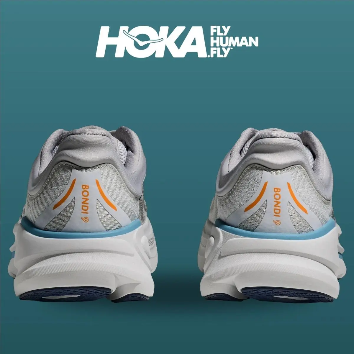 Hoka shoes - Bondi 9 - Bondi - 1162011-SSTC - Stardust/Cosmic Grey 12