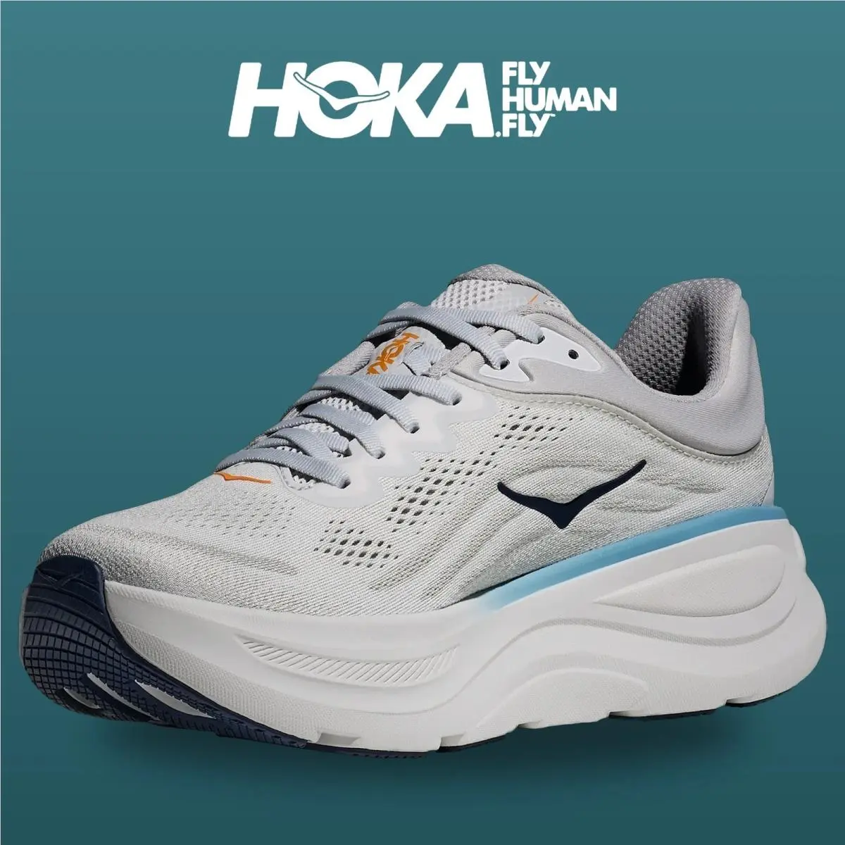 Hoka shoes - Bondi 9 - Bondi - 1162011-SSTC - Stardust/Cosmic Grey 14