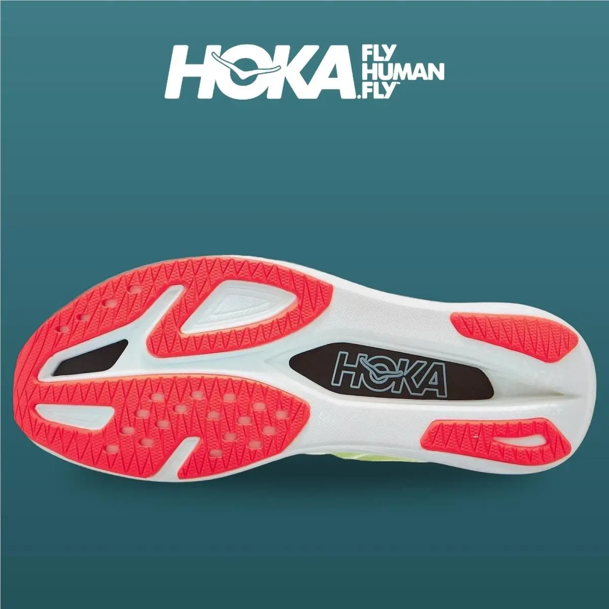Hoka shoes - Rocket X 3 - Rocket - 1168724-NZS - Neon Yuzu/Squid Ink 10