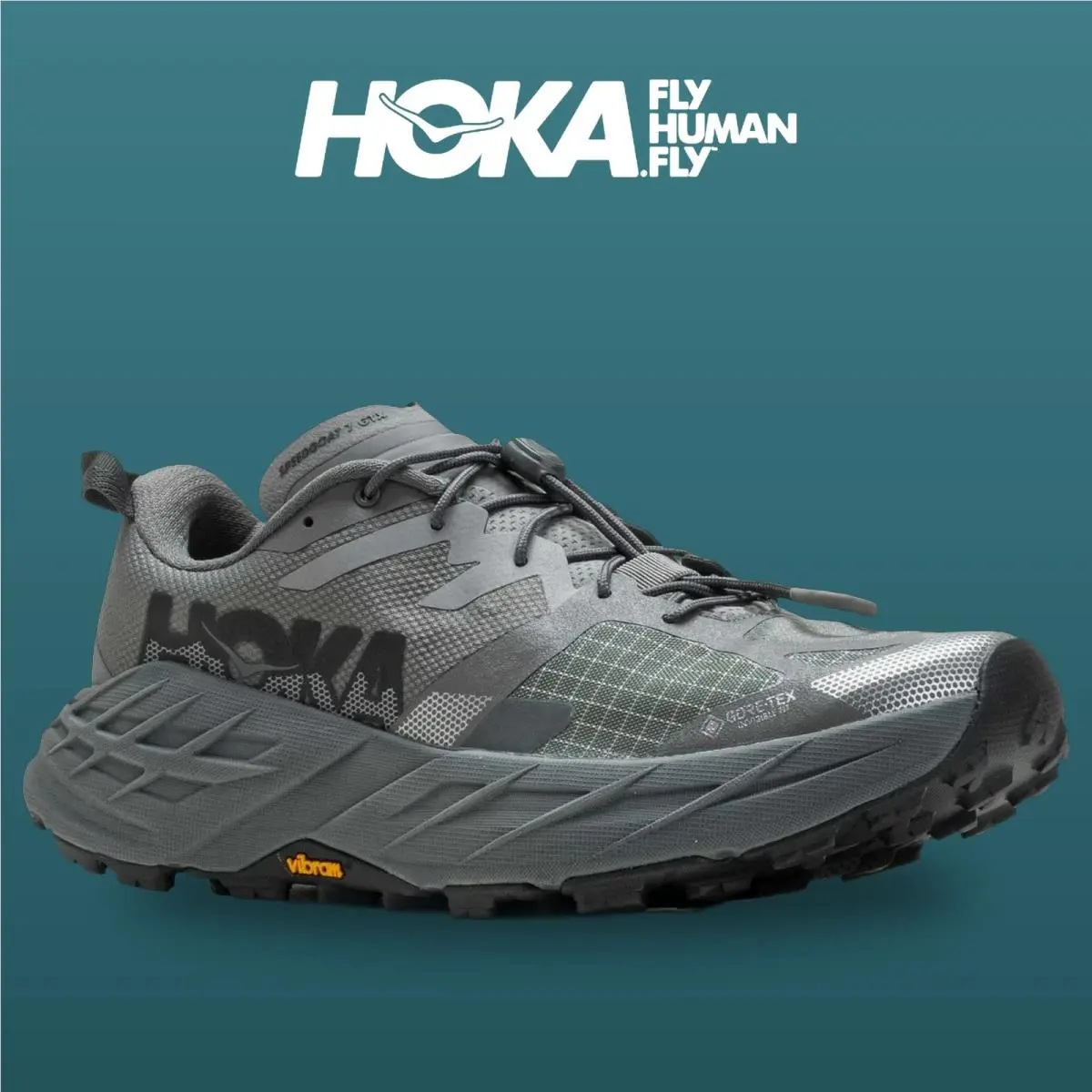 Hoka shoes - Speedgoat 7 Gtx - Speedgoat Gtx - 1176674-ADGL - Asteroid/Galactic Grey 3