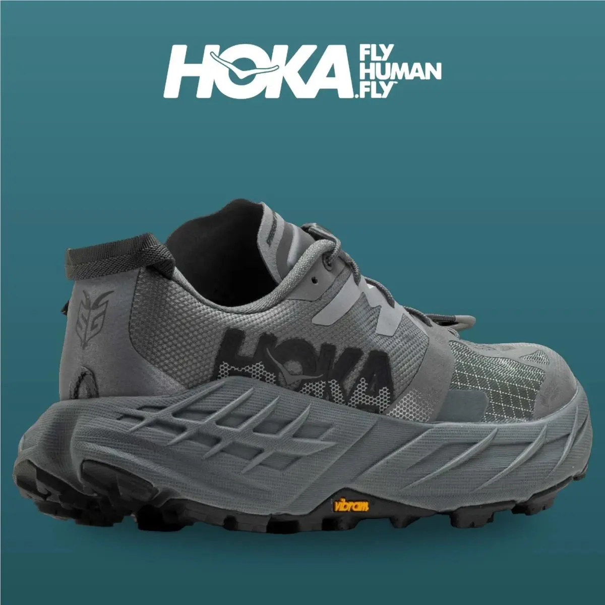 Hoka shoes - Speedgoat 7 Gtx - Speedgoat Gtx - 1176674-ADGL - Asteroid/Galactic Grey 4