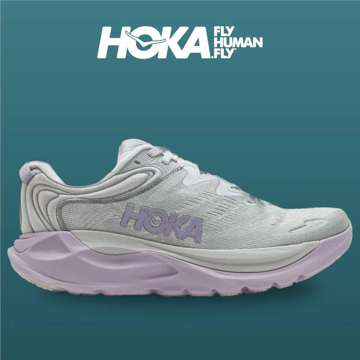 Hoka shoes - Gaviota 6 - Gaviota - 1171933-SLWL - Stardust/Mellow Lilac 6