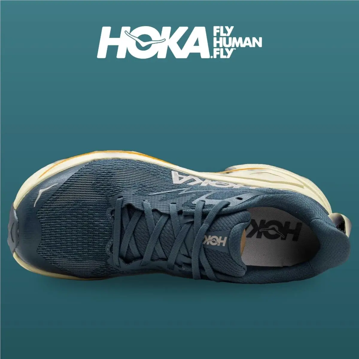 Hoka shoes - Challenger 8 - Challenger - 1168716-FYP - Faded Navy/Pampass Grass 1